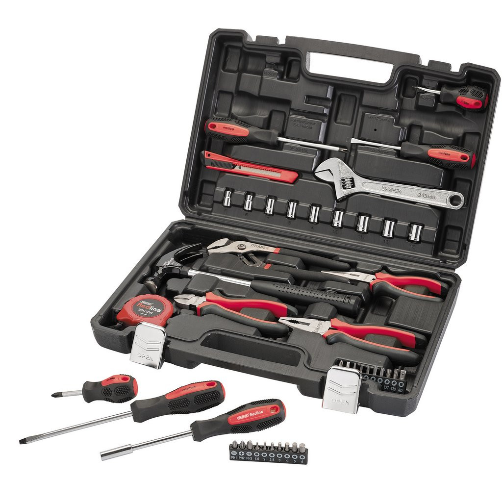 Draper Redline® Home Essential Tool Kit (43 Piece) (70382