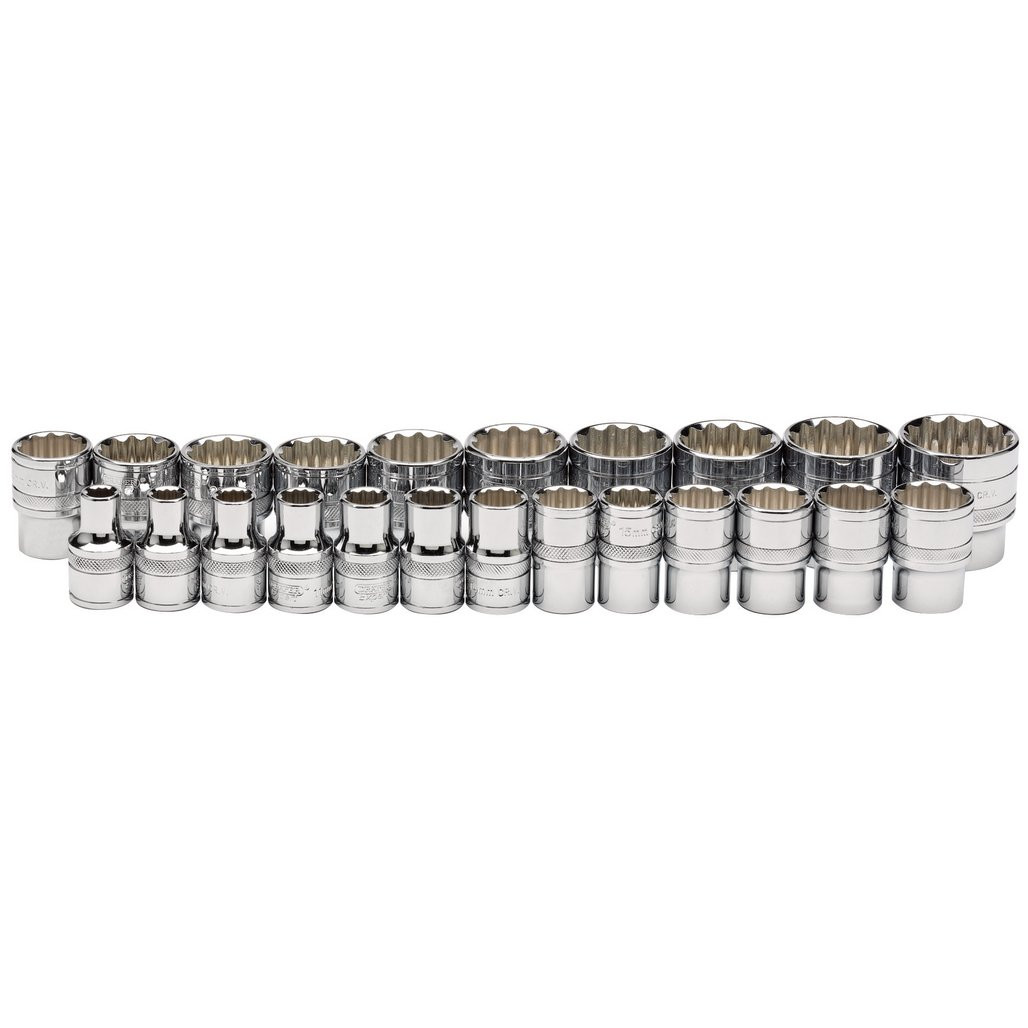 Draper Expert Loose Metric Socket Set, 1/2