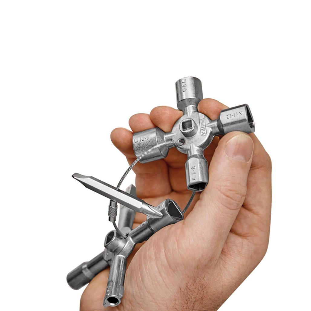 KNIPEX 00 11 01 TwinKey® Control Cabinet Key for Standard Cabinets