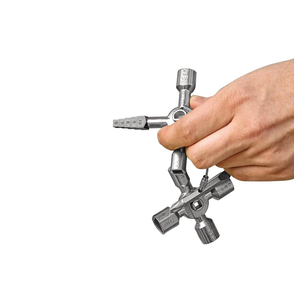 KNIPEX 00 11 01 TwinKey® Control Cabinet Key for Standard Cabinets