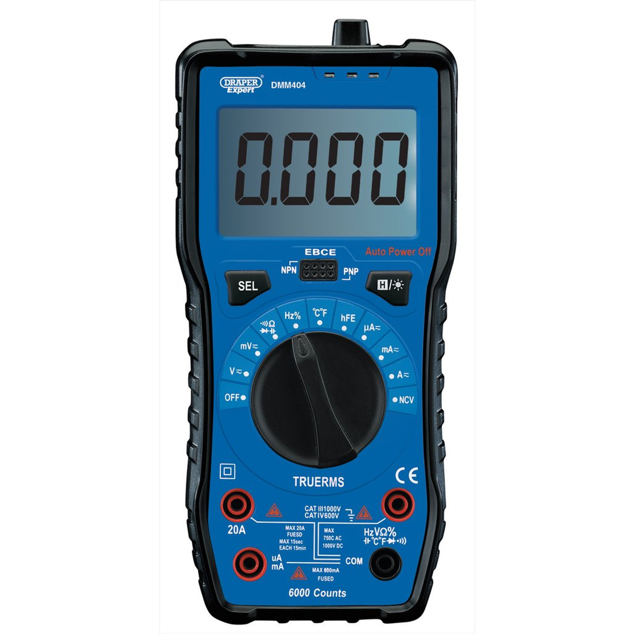 Auto Manual Ranging Digital Multimeter 92433 Draper Tools