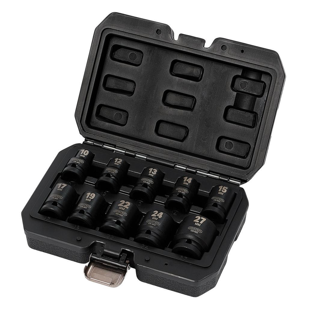 Metric Impact Socket Set, 1/2