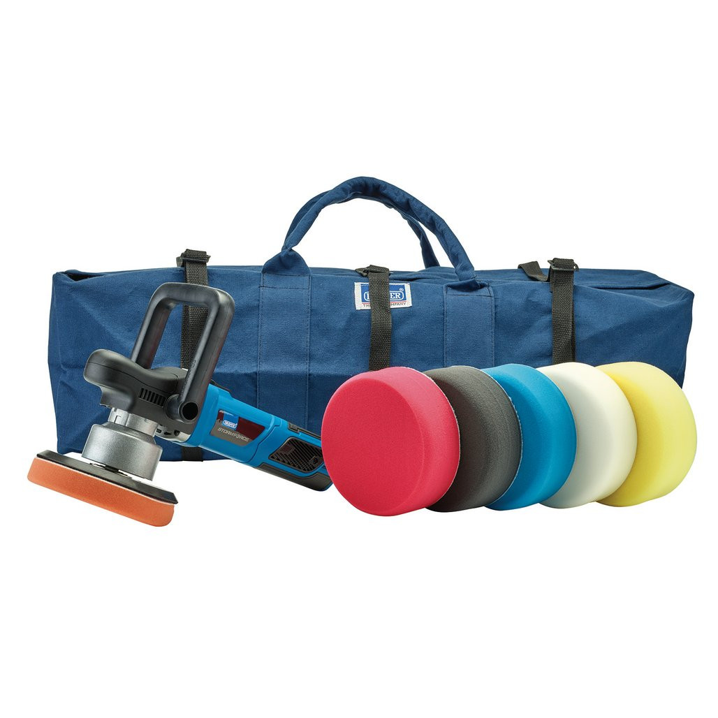 Dual Action Polisher Kit, 150mm (99375) | Draper Tools