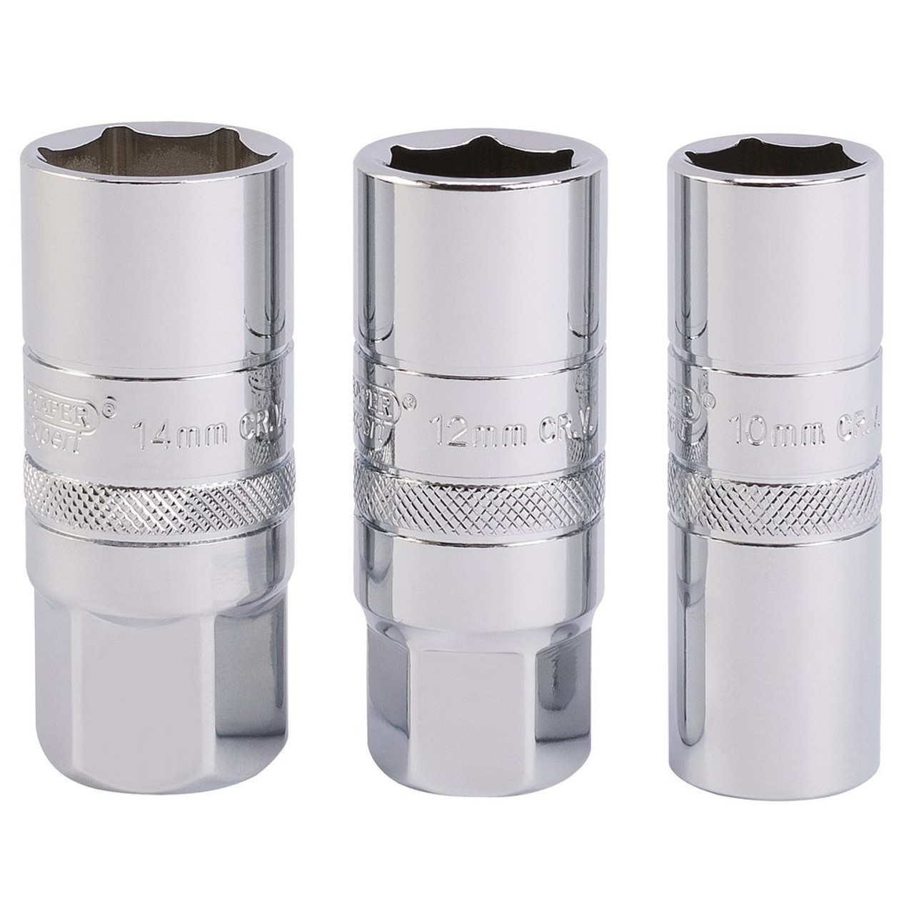 Draper Expert Spark Plug Socket Set, 1/2