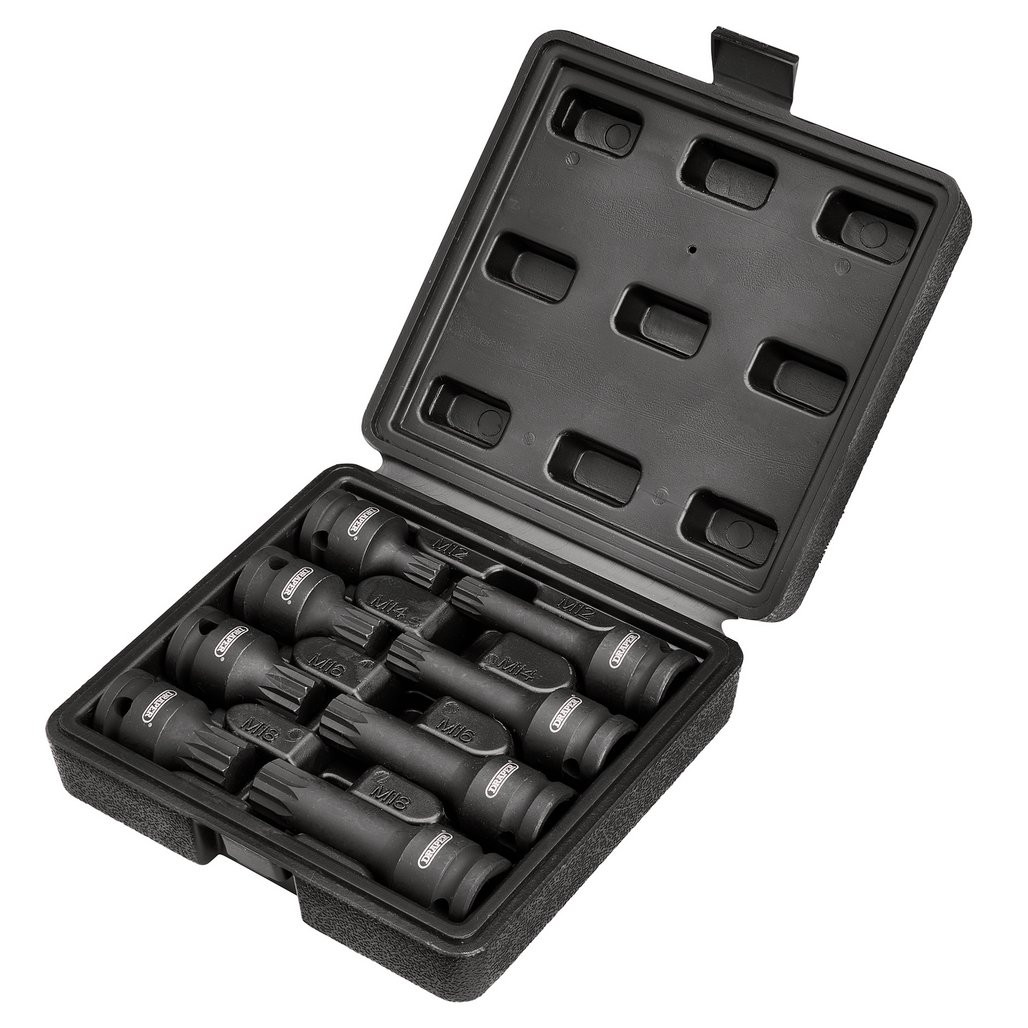Tamper Proof Impact Spline Set, 1/2