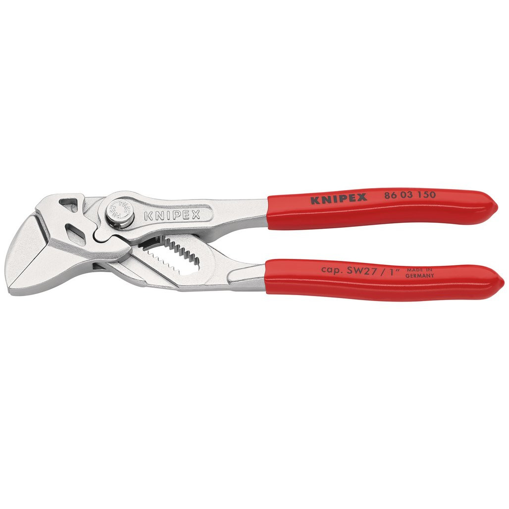 Knipex 86 03 150 Pliers Wrench – German-Made, DIN ISO 5743, Side