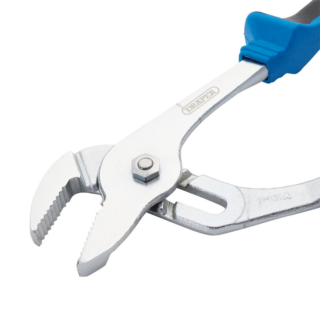 DRAPER 240mm Slim Jaw Slip Joint Water Pump Pliers – Plumbing Wrench Grips – 67643