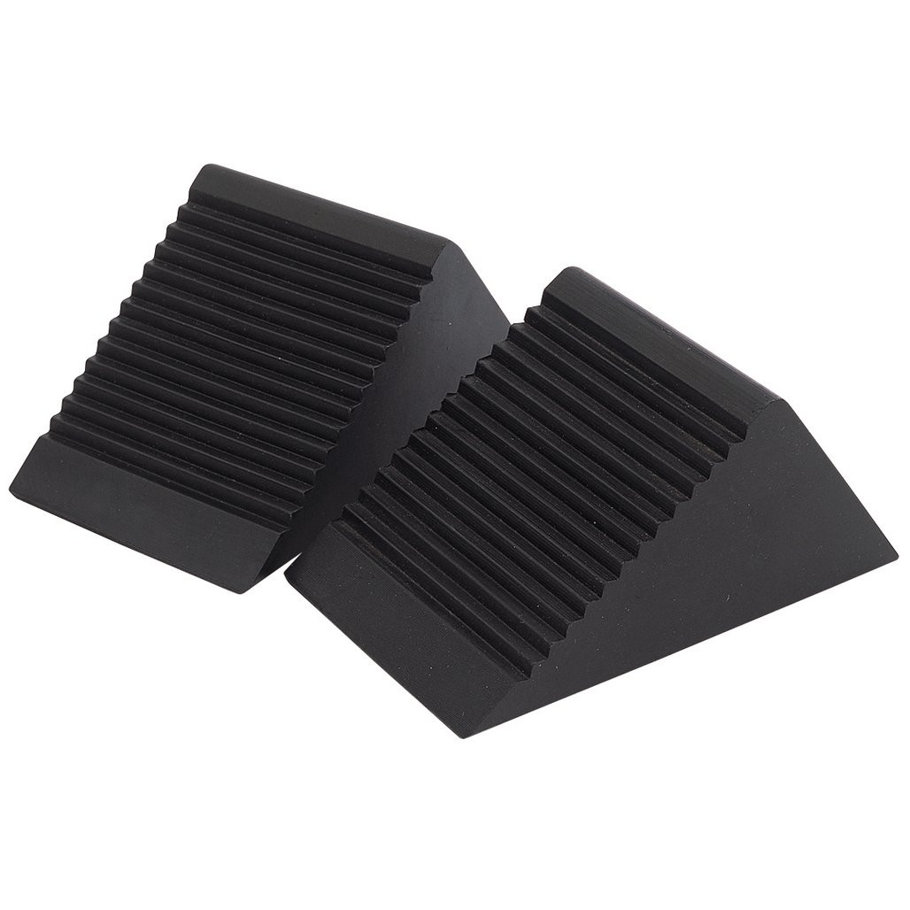 Rubber Wheel Chocks (54500) | Draper Tools