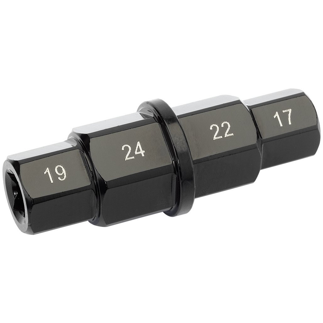 Motorcycle Spindle Key 17, 19, 22, 24mm (30831) Draper Tools