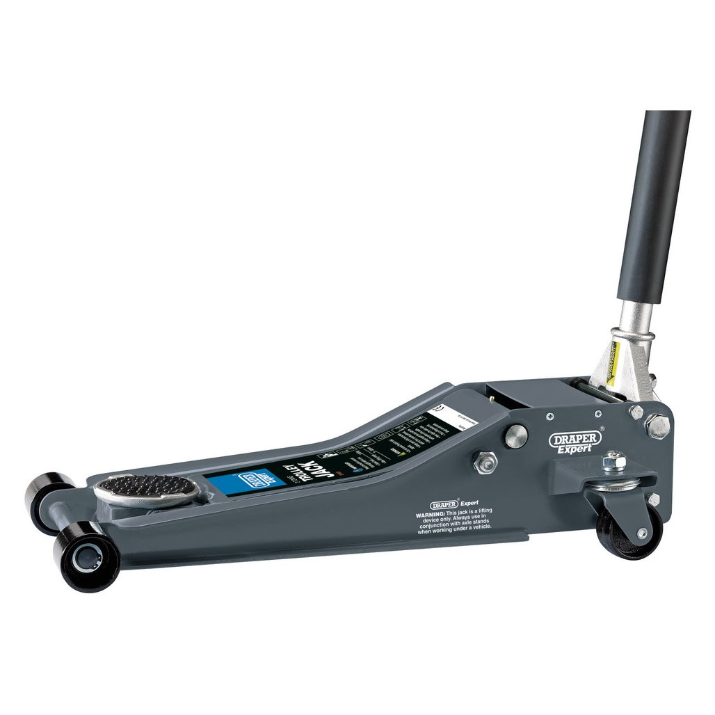Draper Expert Professional Low Profile Garage Trolley Jack, 2