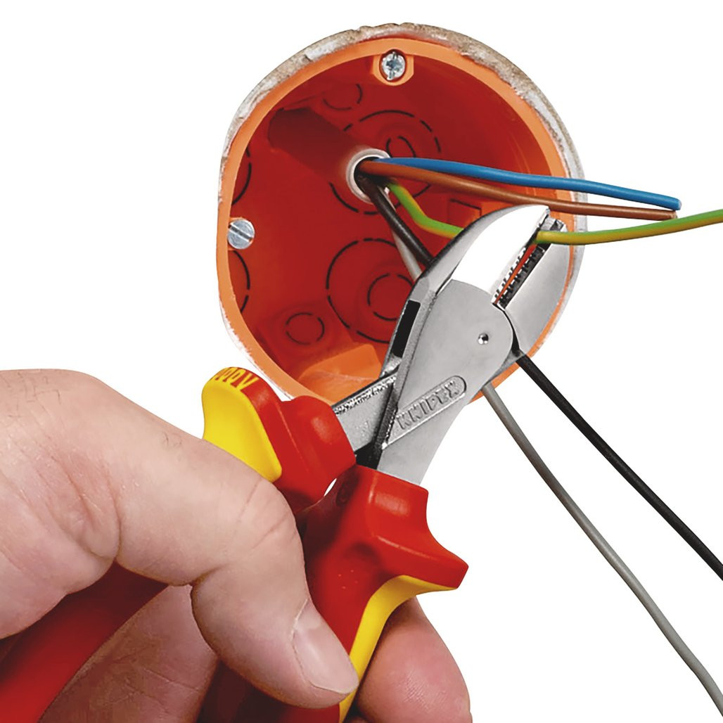 KNIPEX 73 06 160 X-Cut® VDE Compact Diagonal Cutter, high lever