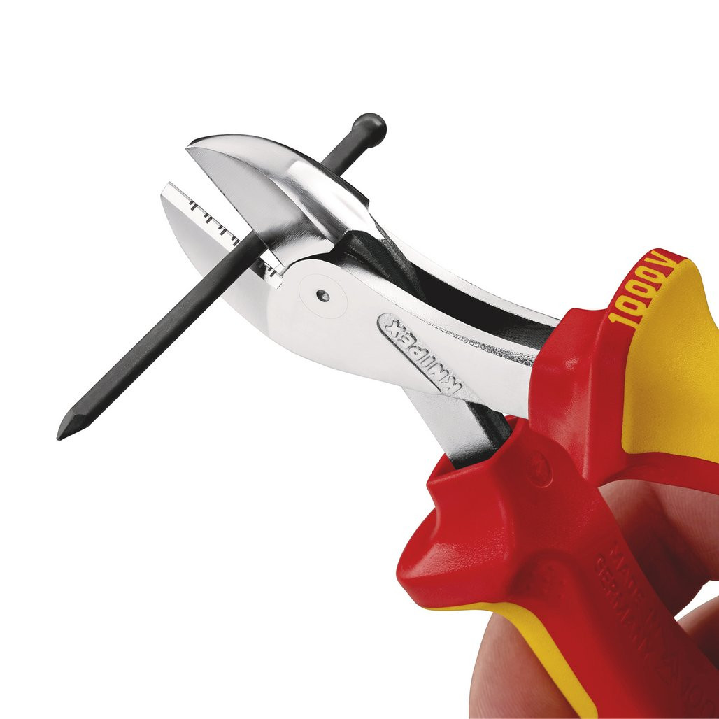 KNIPEX 73 06 160 X-Cut® VDE Compact Diagonal Cutter, high lever