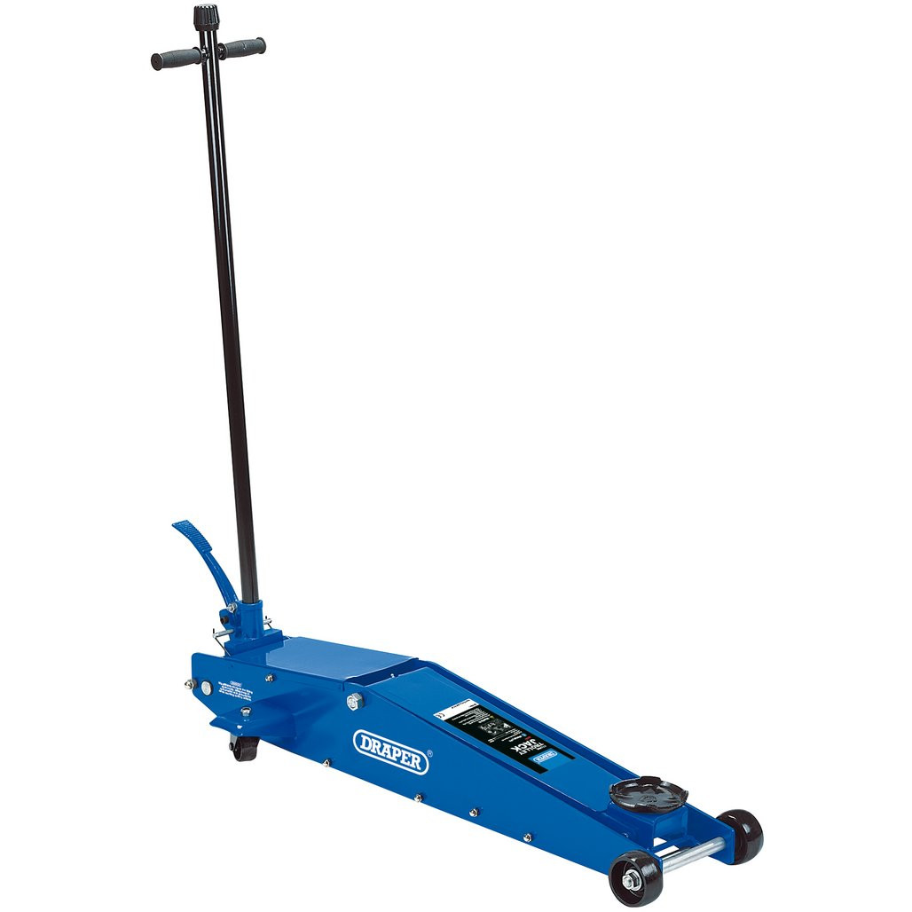 Long Chassis Trolley Jack, 2 Tonne (03461) | Draper Tools
