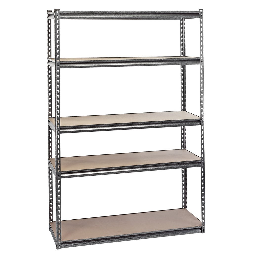 Expert Quality Heavy Duty Steel Shelving Unit, 5 Shelves, L1220 x