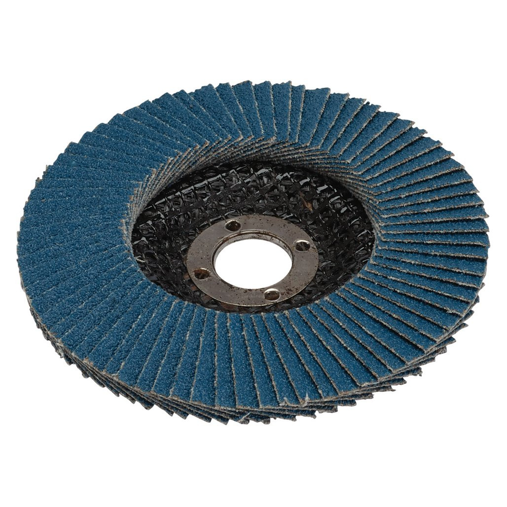 Zirconium Oxide Flap Disc, 100 x 16mm, 80 Grit (82354) | Draper Tools