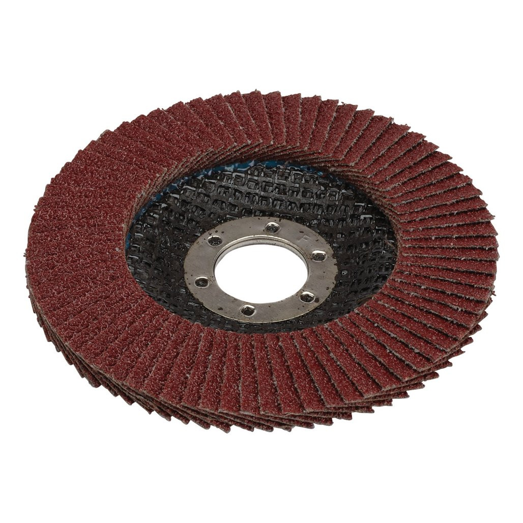 Aluminium Oxide Flap Disc, 115 x 22.23mm, 60 Grit (82360) | Draper