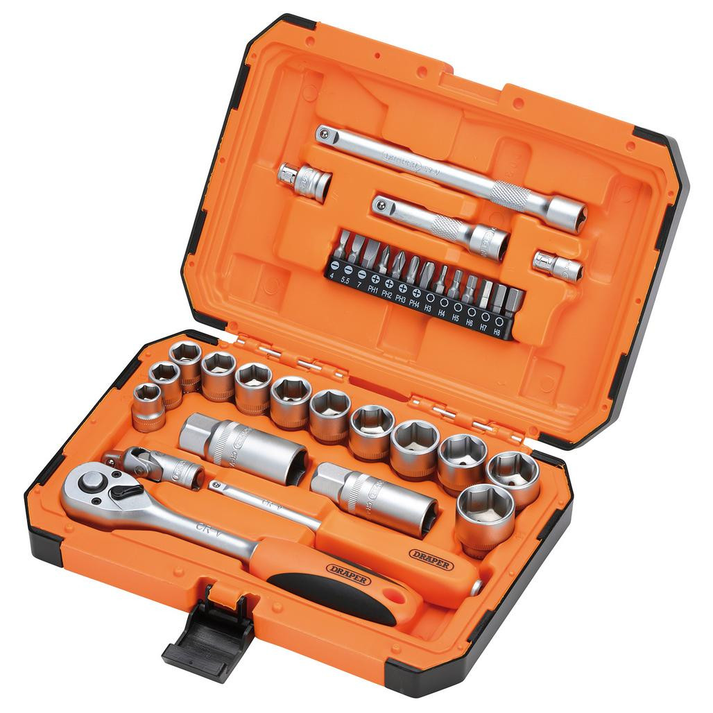 HI-TORQ® 6 Point Socket Set, 1/4