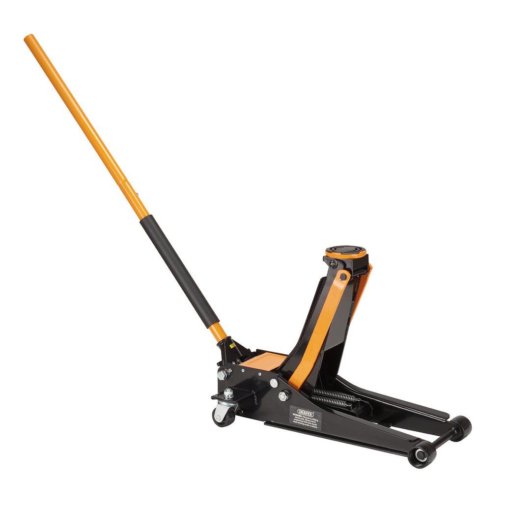 Trolley Jack, 3 Tonne, Orange (28494) | Draper Tools