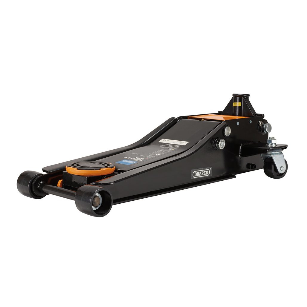 Trolley Jack, 3 Tonne, Orange (28494) | Draper Tools