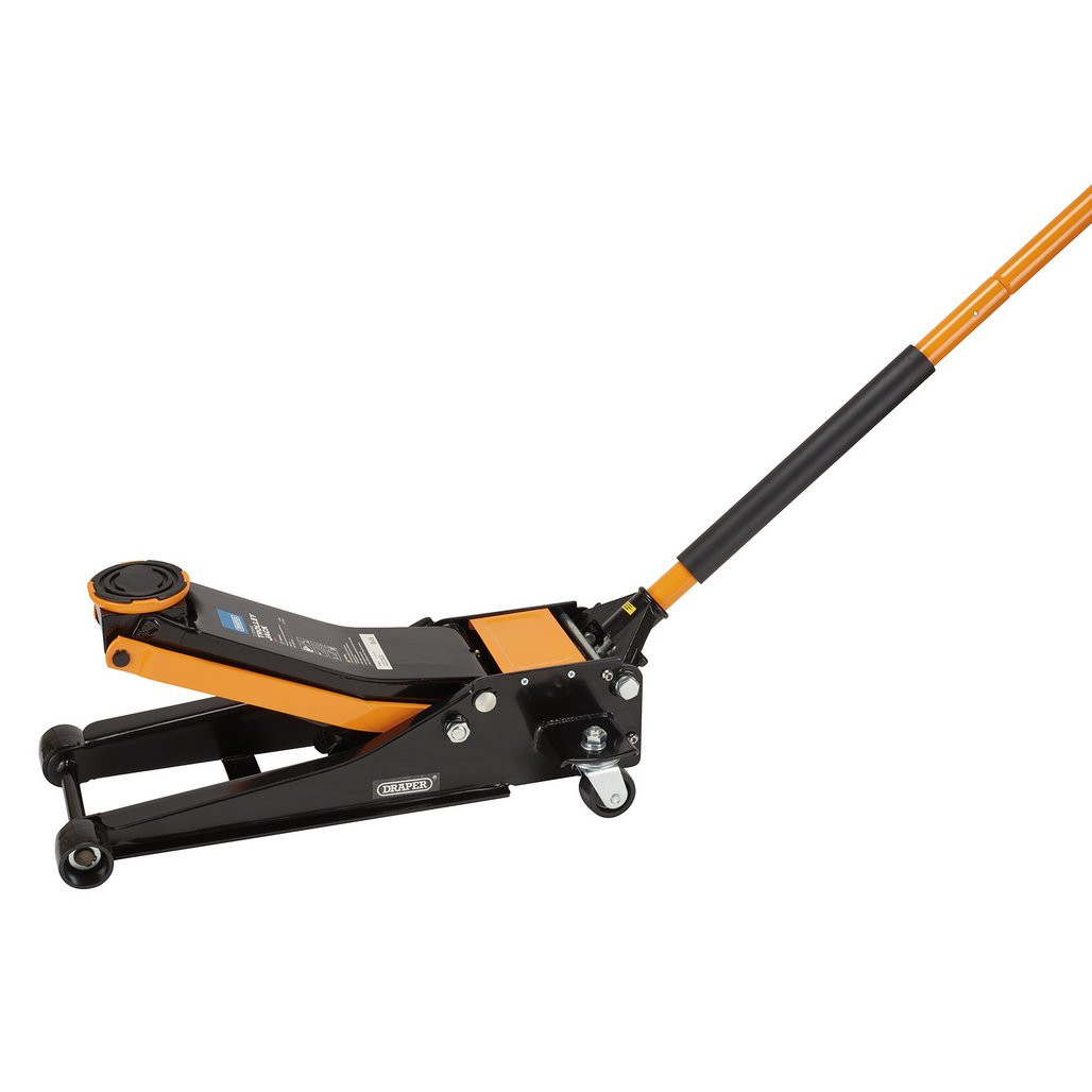 Trolley Jack, 3 Tonne, Orange (28494) | Draper Tools