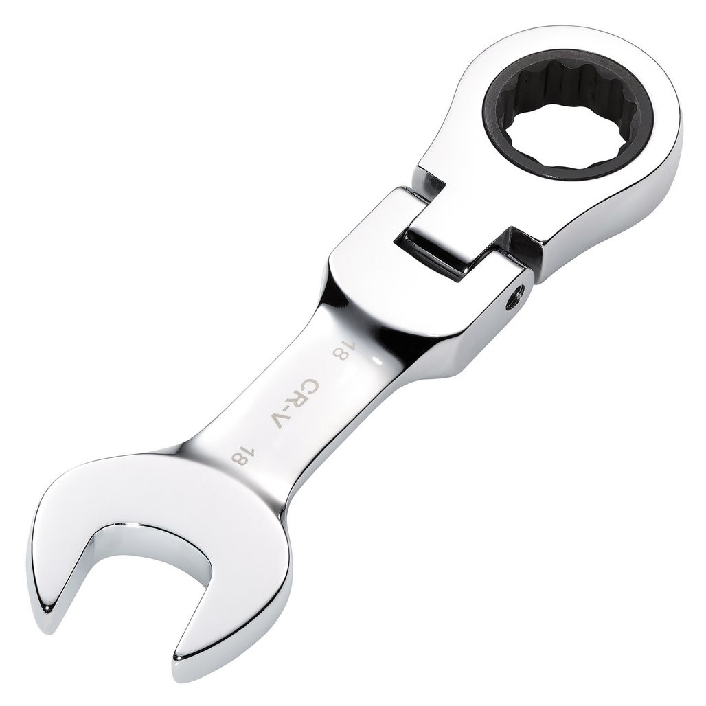Tooltime-Pro 13mm Flex Head Ratchet Spanner – CR-V Steel, Flexible Combination Wrench, SP137-TT