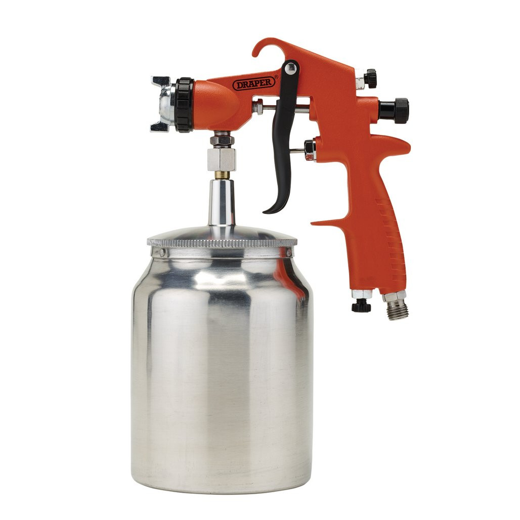 Suction Air Paint Spray Gun, 1L, 1.8mm (28354) Draper Tools