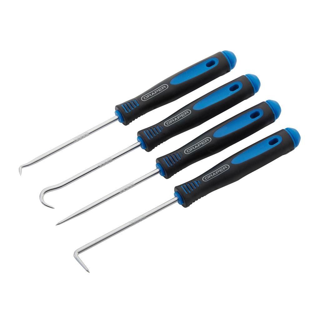 Mini Hook and Pick Set, 165mm (4 Piece) (09042) | Draper Tools