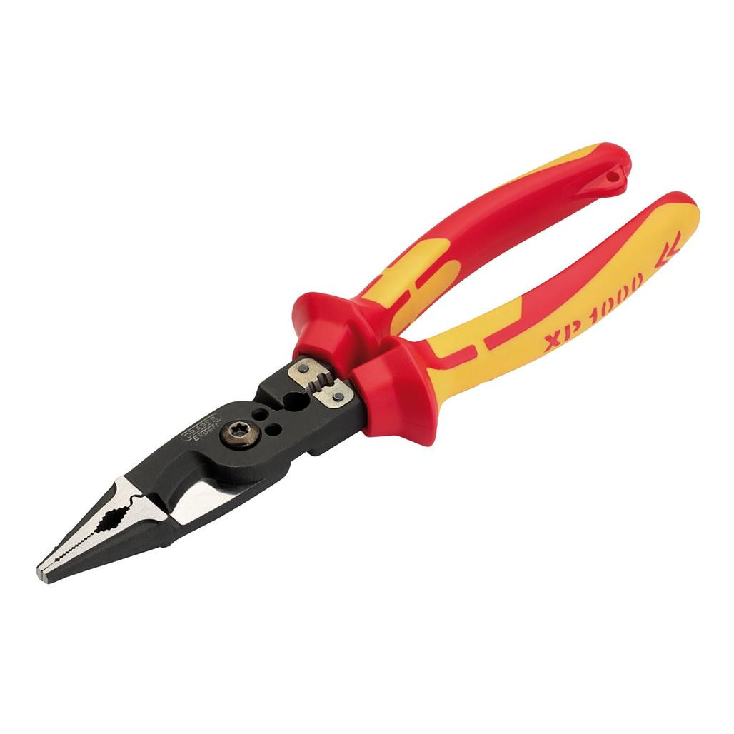 XP1000® VDE Tethered 8-in-1 Electricians Pliers, 215mm (94605