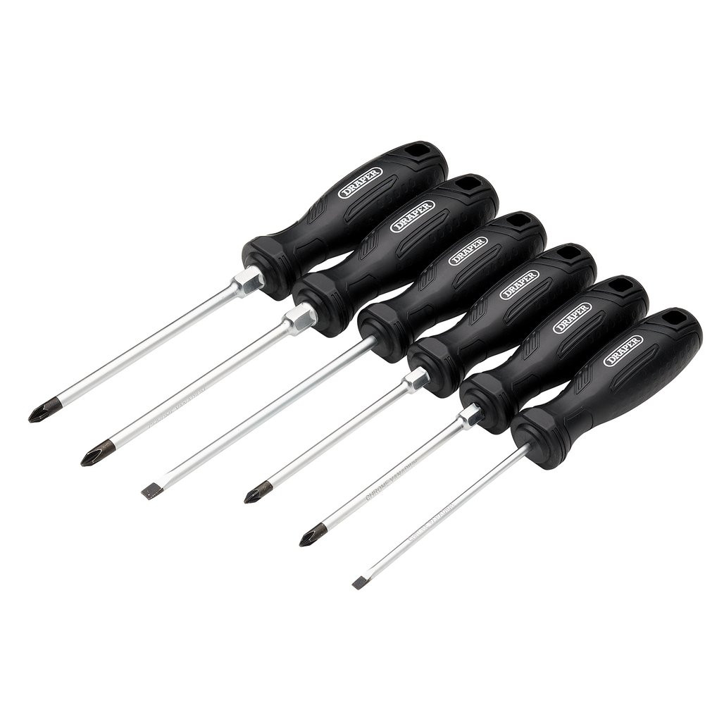 Hard Grip Screwdriver Set (6 Piece) (13582) | Draper Tools