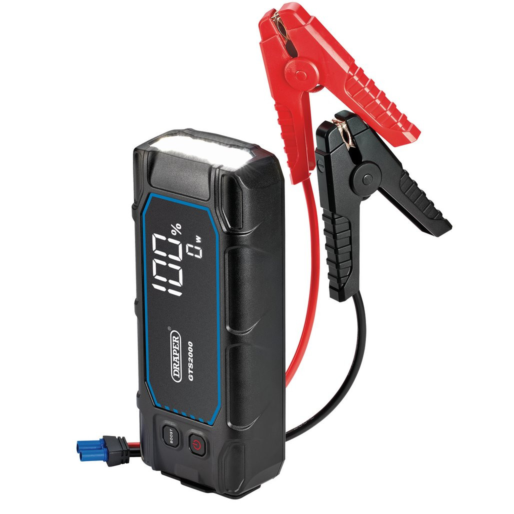 12V Lithium Jump Starter with Digital Display, 2000A (23741