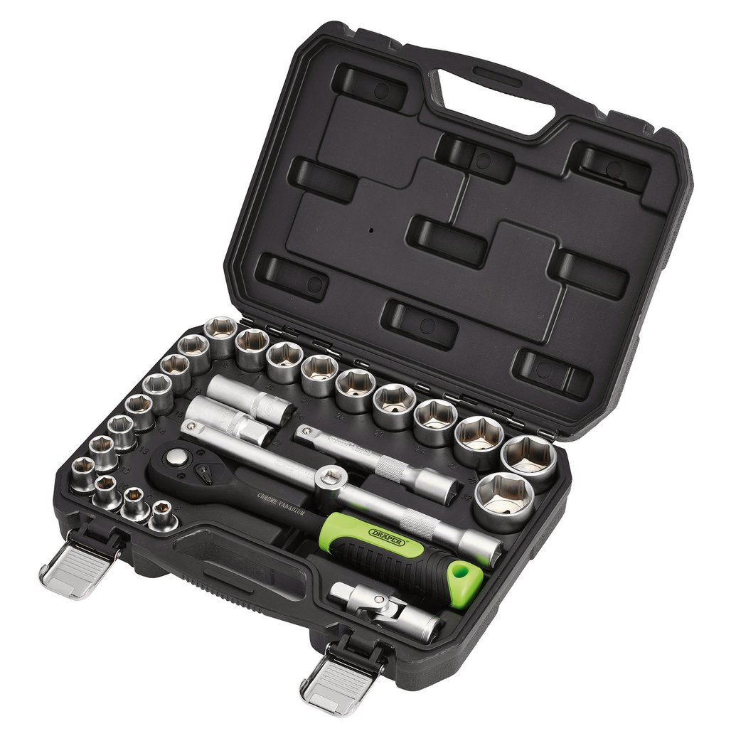 Draper HI-TORQ® Metric Socket Set, 1/2