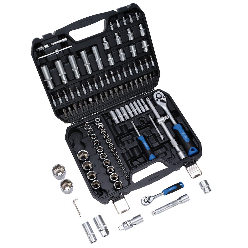 1/4 Drive Socket & Bit Set 47pc Draper HI-TORQ® Chrome