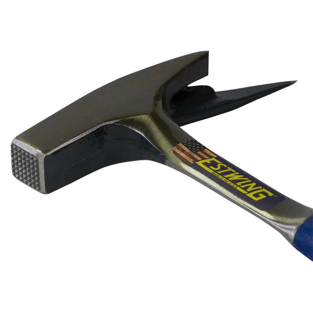 Estwing E3/239MM Dakdekkers Pick Hammer, Gefreesd gezicht, Shock Reduction Grip