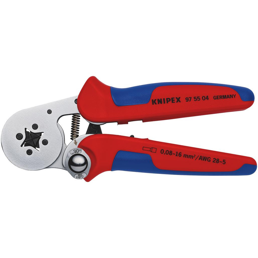 KNIPEX 97 55 04 SB Crimping Pliers (26143) | Draper Tools