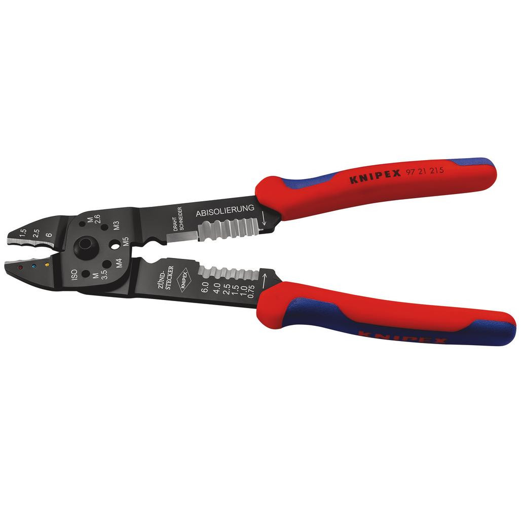KNIPEX 97 22 240 SB Crimping Pliers (26126) | Draper Tools