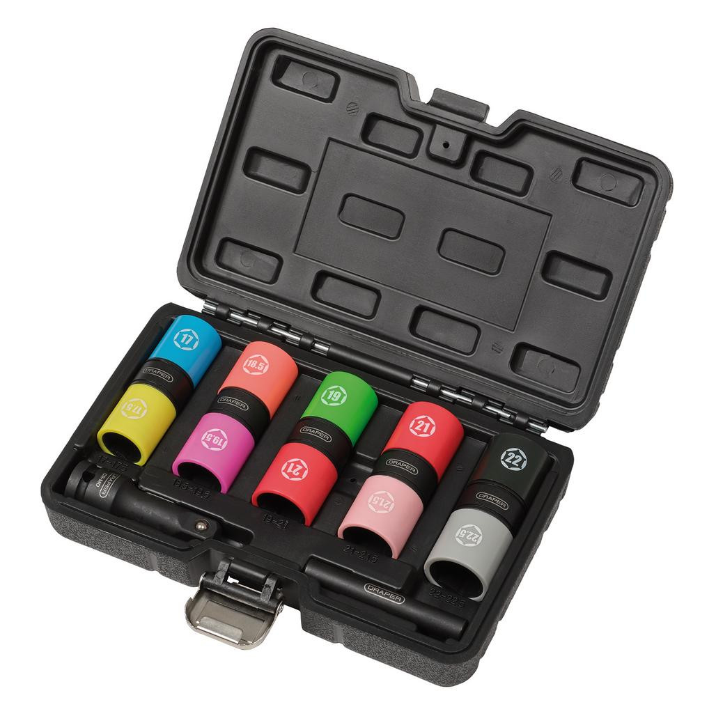 Double Ended Wheel Nut Socket Set (02744) | Draper Tools