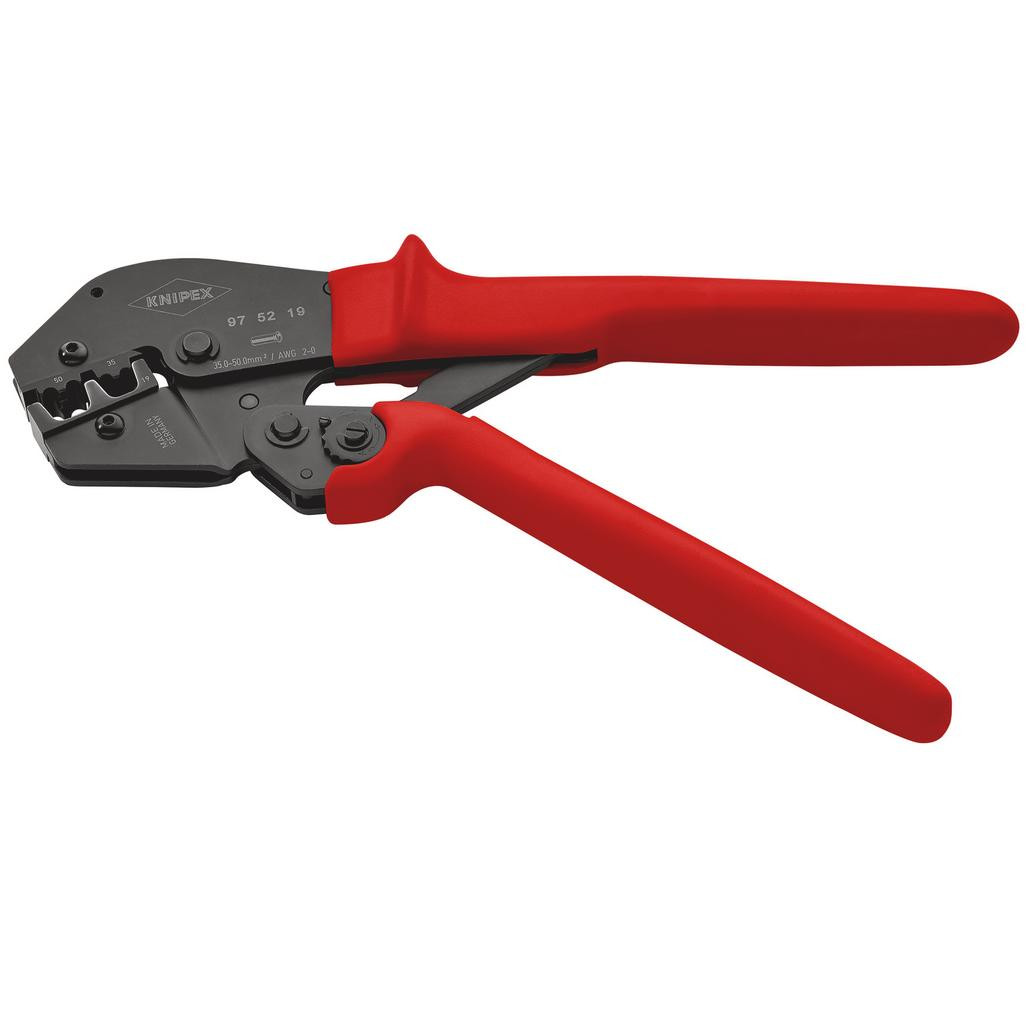 KNIPEX 97 52 19 Crimping Pliers, 250mm (07254) | Draper Tools