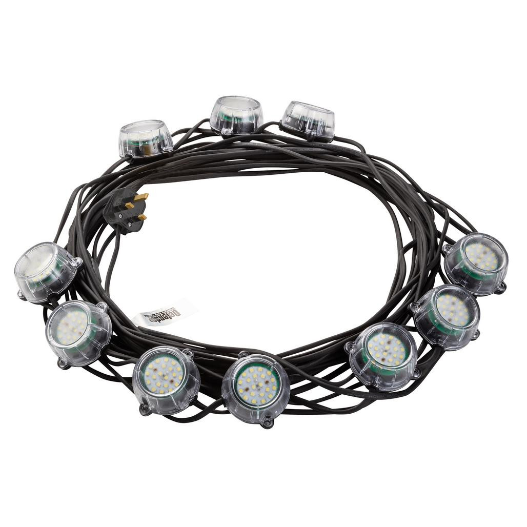 Defender E89353 230V 50W Heavy Duty LED Encapsulated Festoon String ...