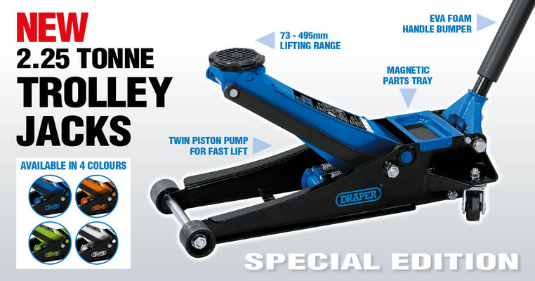 Special edition 2.25 Tonne Trolley Jacks