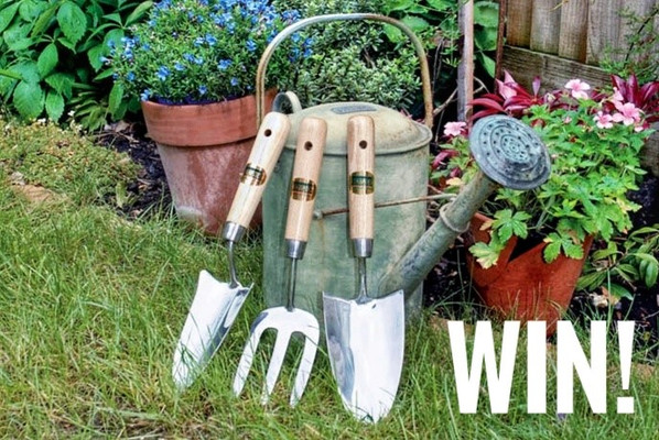 WIN! A Draper Expert 3 Piece Hand Fork and Trowels Set