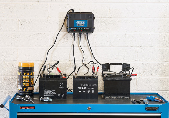 Leading the charge: New 6V/12V 3 Bank Charger Station