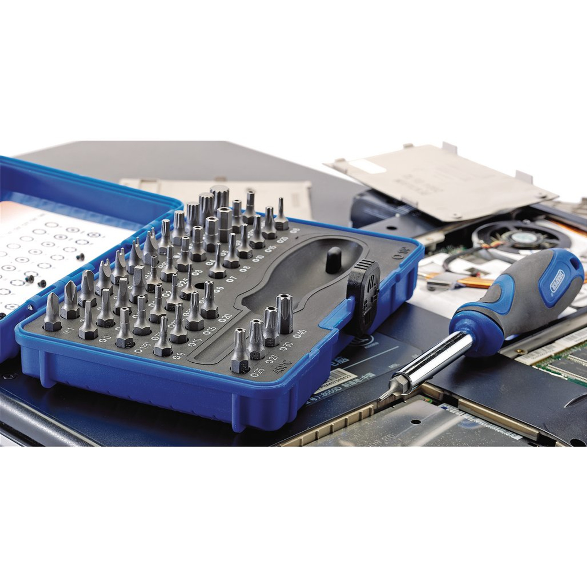 Security Screwdriver Bit and Driver Set (45 Piece) (82399) Draper Tools