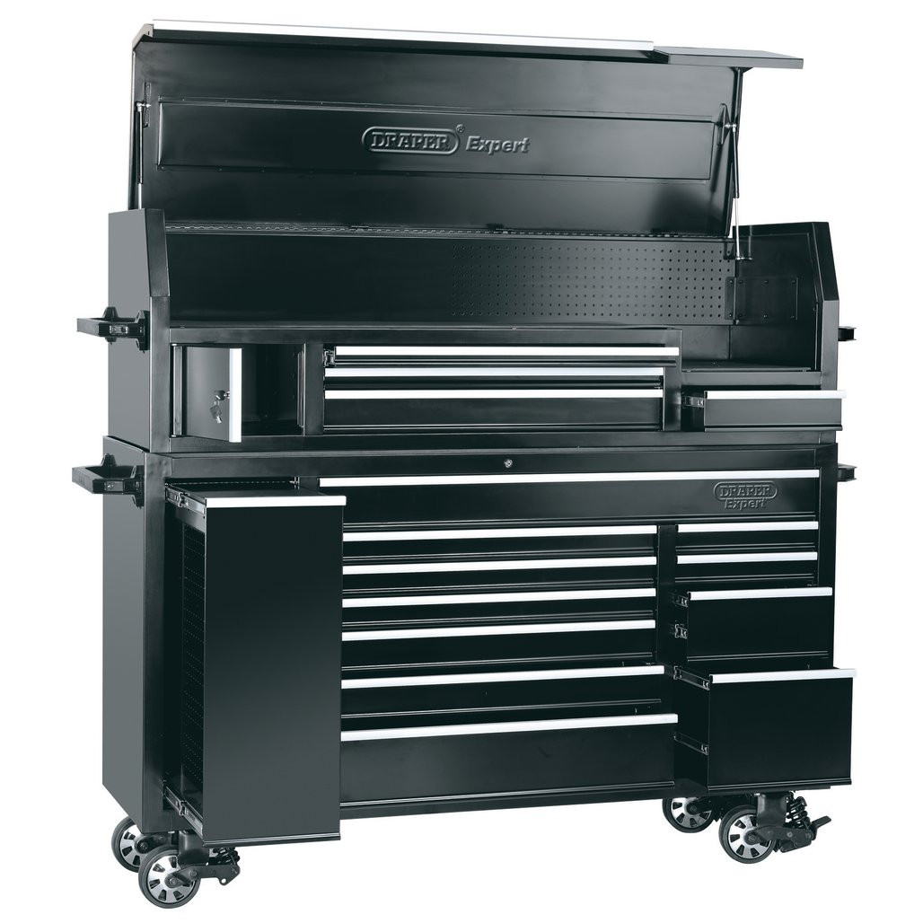 Combined Roller and Tool Chest, 15 Drawer, 72" (11174) Draper