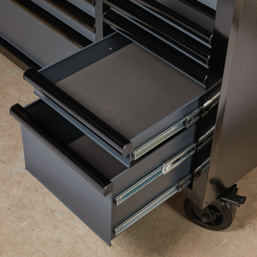 BUNKER® Workbench Roller Tool Cabinet, 10 Drawer, 56", Grey - 08227_fe1.jpg
