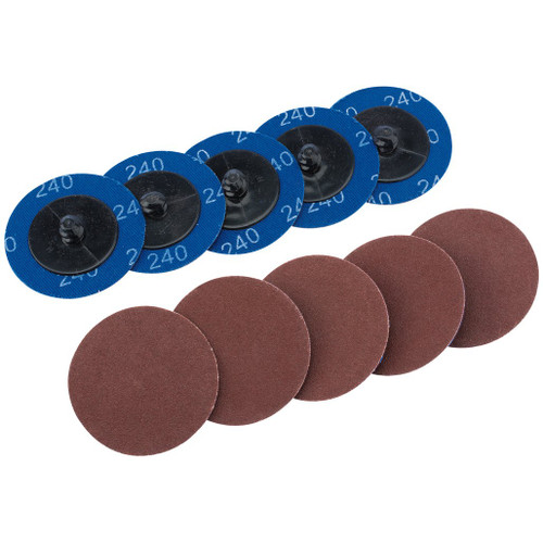 Aluminium Oxide Sanding Discs, 50mm, 240 Grit (Pack of 10) - 75613_SD2AB.jpg