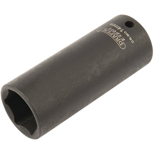 Draper Expert HI-TORQ® 6 Point Deep Impact Socket, 1/4" Sq. Dr., 14mm - 05192_406D-MM.jpg