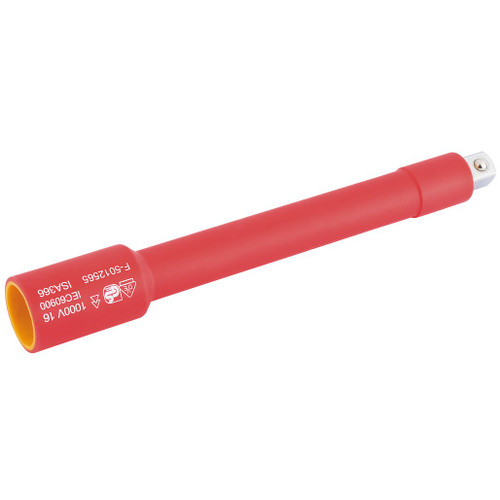 VDE Approved Fully Insulated Extension Bar, 3/8" Sq. Dr., 150mm - 32102_D-EXT-VDE.jpg