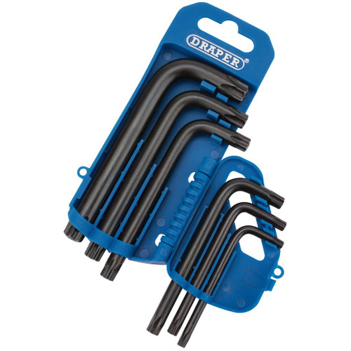 Laser 3498 Tamperproof Star Key Set – 7-teilig, Für Sichere Torx-Schrauben (TS10 Bis TS40)