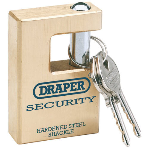 Draper Expert Close Shackle Solid Brass Padlock with Hardened Steel Shackle, 2 Keys, 63mm - 64201_8313-63.jpg