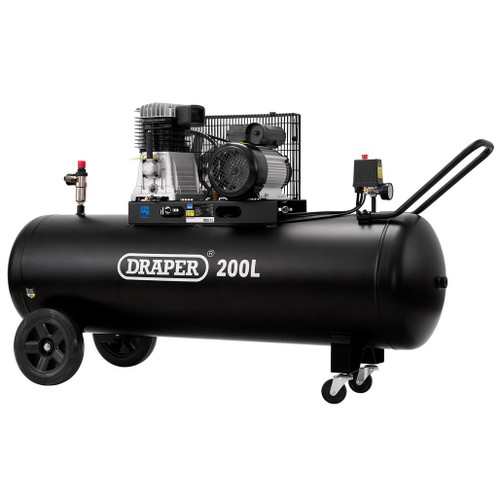 200L Belt-Driven Air Compressor, 2.2kW/3hp  - 55315_1.jpg